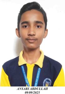 ANSARI ABDULLA  95.4 %